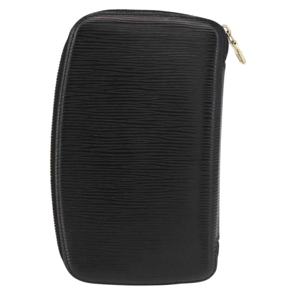 LOUIS VUITTON Epi Agenda Geod Travel Case Black M63872 LV Auth am9885 - Picture 2 of 16